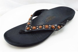 Vionic Sz 11 M Black Flip Flop Synthetic Women Sandals Floriana - £31.64 GBP
