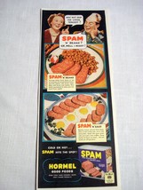 1942 Spam Color Ad Why Not Skip The Lodge Tonight? Hormel Good Foods - £7.07 GBP