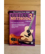 Guitar Method 3 Instructional Book Guitar Course With CD LN Vintage 1996 - $22.74