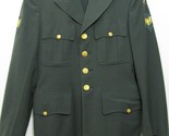 VTG 6th Army WW2 Military Uniform Jacket Eagle Patches 37 R Green Gold M... - $32.62
