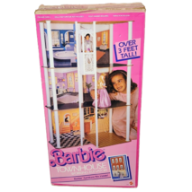 Vintage Mattel Barbie 3 Story Townhouse W/ Elevator # 7825 In Original Box - £148.66 GBP