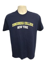 Concordia College New York Adult Medium Blue TShirt - £11.84 GBP
