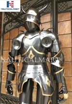NauticalMart Medieval Full Suit of Armor Wearable Knight Gothic Suit with Horns  - £801.15 GBP