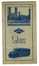 The Gray Line Tour Book Quaint Montreal 9th Annual Edition - £14.03 GBP