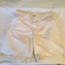 Size 38 Austin Clothing shorts khaki flat front  inseam 10 inch    - $19.59