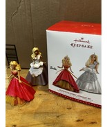 2015 Hallmark Keepsake Ornaments Celebration Barbie Ornament Set 2 Dolls... - $37.88 CAD