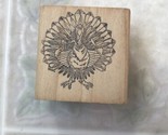Vintage 1986 Thanksgiving Turkey Rubber Stamp by IMAGE ENCORE - £12.88 GBP