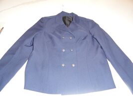 1975 Vietnam War Womens Tropical Wool 10oz Blue 1549 Class 2 Jacket 12L ... - $71.27