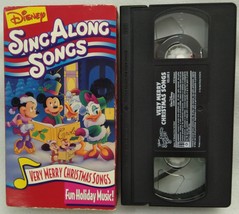 VHS Disneys Sing Along Songs - Very Merry Christmas Songs (VHS 1997 Slip sleeve) - £8.78 GBP