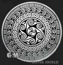 2023-1 Oz Celtic Swirls Proof Silver Shield Coa Limited Sacred Geometry - £88.49 GBP