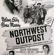 1947 Northwest Outpost Nelson Eddy Movie Advertisement Western Romance D... - $41.81 CAD