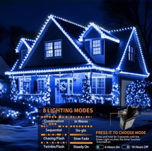 500FT Christmas Lights Outdoor 1400 LED Christmas Tree Decorations Lights wit... - £29.33 GBP