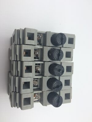  WAGO 282-124 2 CONDUCTOR FUSE TERMINAL BLOCKS, SOLD IN QTY OF 5  - $20.00