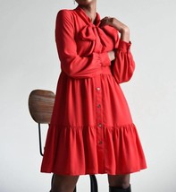 Molly Bracken shirt dress in Red - size L - £35.27 GBP