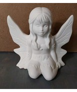 Ceramic Bisque Ready to Paint Mayco 5&quot; Sitting Pixie Fairy Figurine 2005 - €12,16 EUR