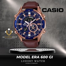 Casio Edifice ERA-600GL-2AVUDF (EX420)  Stainless Steel chronograph Men&#39;s Watch - £93.46 GBP