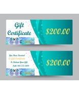 Suzie Q Urns 200.00 Gift Certificate - $200.00