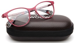 New Woow Be Hot 1 Col 9725 Satin Red Eyeglasses 50-19-138 B40mm - £149.75 GBP