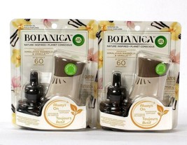2 Packages Air Wick Botanica Himalayan Magnolia &amp; Vanilla Oil Refill &amp; Warmer - £15.72 GBP