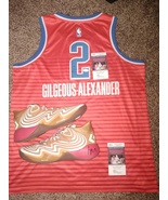 signed Converse Gingerbreads & OKC Jersey by Shai Gilgeous-Alexander JSA COA - $17,035.92 MXN