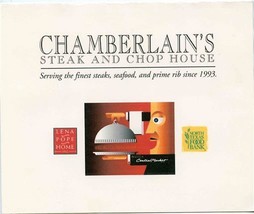 Chamberlain&#39;s Steak &amp; Chop House Special Menu Belt Line Road Addison Texas 2008 - £14.08 GBP