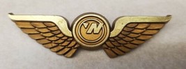 Northwest Airlines Vintage Plastic Junior Pilot Wings Pinback Flight Souvenir - £19.31 GBP