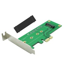 Pcie X1 M.2 Nvme M-Key Pci-E Ssd Card With Low Profile Bracket - £20.39 GBP