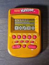 2002 Hasbro Yahtzee Gold Edition Handheld Electronic Game TESTED WORKS - $18.76
