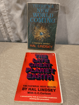 Hal Lindsey Book Lot-The Late Great Planet Earth/New World Coming 1972 - £13.45 GBP
