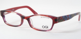 Ogi Kids Ok 71 1277 Rose Demi /RED Plaid Eyeglasses Plastic Glasses 43-15-125mm - £37.18 GBP