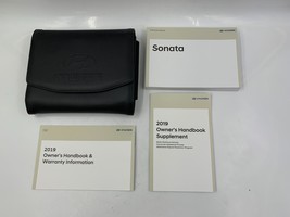 2019 Hyundai Sonata Owners Manual Handbook with Case OEM K04B38030 - £35.54 GBP