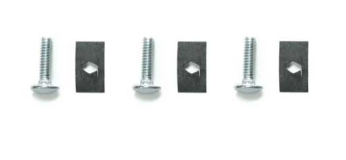 1963-1967 Corvette Bolt Kit Radio Speaker Heater Box Defroster Duct 6 Pi... - $14.80