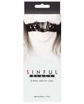 Sinful O Ring Mouth Gag - Black - £24.15 GBP