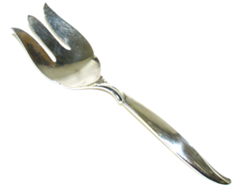 1847 ROGERS BROS IS SILVER PLATED FLAIR PATTERN SERVING FORK SPOON - $14.08