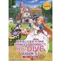 DVD Anime Principessa Connect! RE: DIVE Stagione 1+2 (Fine 1-25)... - £19.78 GBP