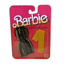 VINTAGE 1984 BARBIE FASHION EXTRAS DRESS + SCARF # 4907 NEW SEALED PACKAGE - $14.25