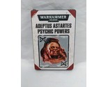 Warhammer 40K Adeptus Astartes Psychic Powers - $7.12