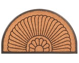 Notrax, Crescent, Rubber-Backed Natural Coir Doormat, Entry Mat for Indo... - $82.99