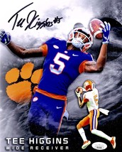 TEE HIGGINS  Autograph Hand SIGNED 8x10 CLEMSON TIGERS PHOTO JSA CERTIFIED - £47.17 GBP