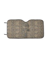 Pharaohs Hidden ANKH  Egyptian Symbol of Life Hieroglyphs Car Sun Shad... - $33.24