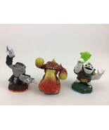 Skylanders Figure 3pc Lot Fire Eruptor Life Zoo Lou Earth Terrafin Figur... - $20.19 CAD