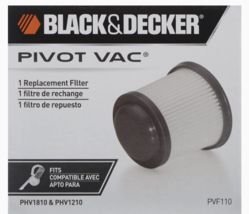 PVF110 Black &amp; Decker Pivot Vac Filter For 5 Models NIB - £9.48 GBP