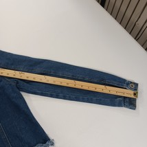 CAVALINI Denim Collection DJK196M Women’s Blue Crop Frayed Jacket Size Small image 10