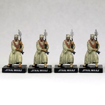 Star Wars Miniatures Tusken Raider 34mm 4 Figure Lot 2007 Alliance Empir... - £11.53 GBP
