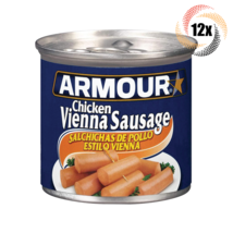 12x Cans Armour Star Chicken Flavor Vienna Sausages | 4.6oz | Fast Shipp... - £24.68 GBP