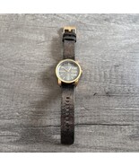 Diesel Watch Men Leather Band Copper Tone Dial Dz-5372 - $913.36 MXN