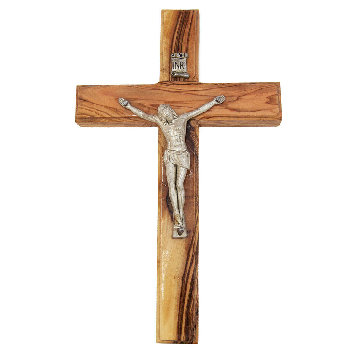 Christliches Wandkreuz Сruzifix Olivenholz Handarbeit aus Bethlehem 9.7&quot;... - $35.52