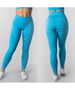 Alphalete Revival OG Leggings Cayman Blue Size Medium - $47.86 CAD