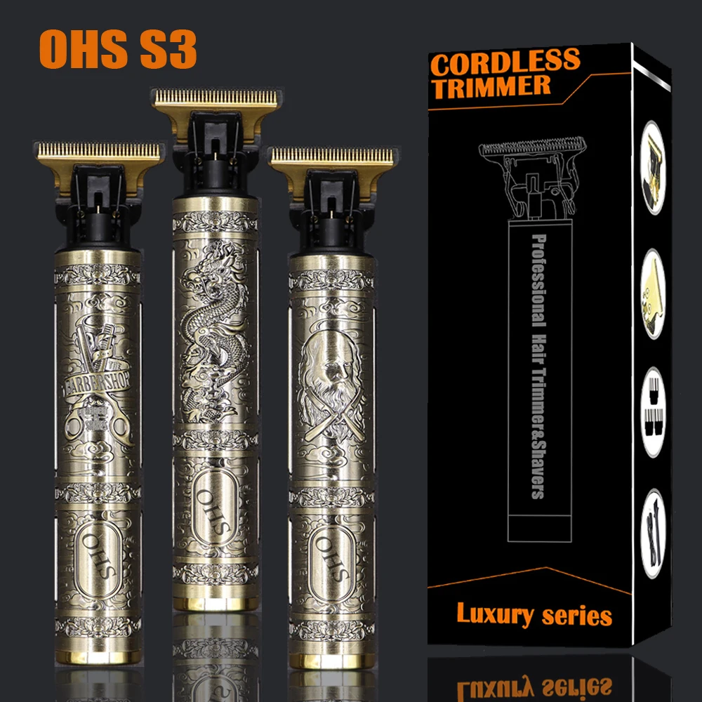 OHS S3 T9 All Metal Shaver Travel Portable Electric Barber Electric Push... - $18.02+