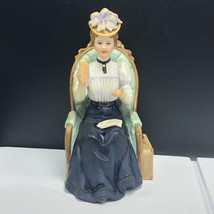 AVON FIGURINE vintage porcelain statue sculpture Mrs Albee award 1982 chair club - £31.54 GBP